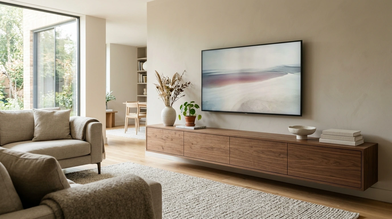 Modern Chic 2M Lowboard TV Stand: Size, Style & Setup